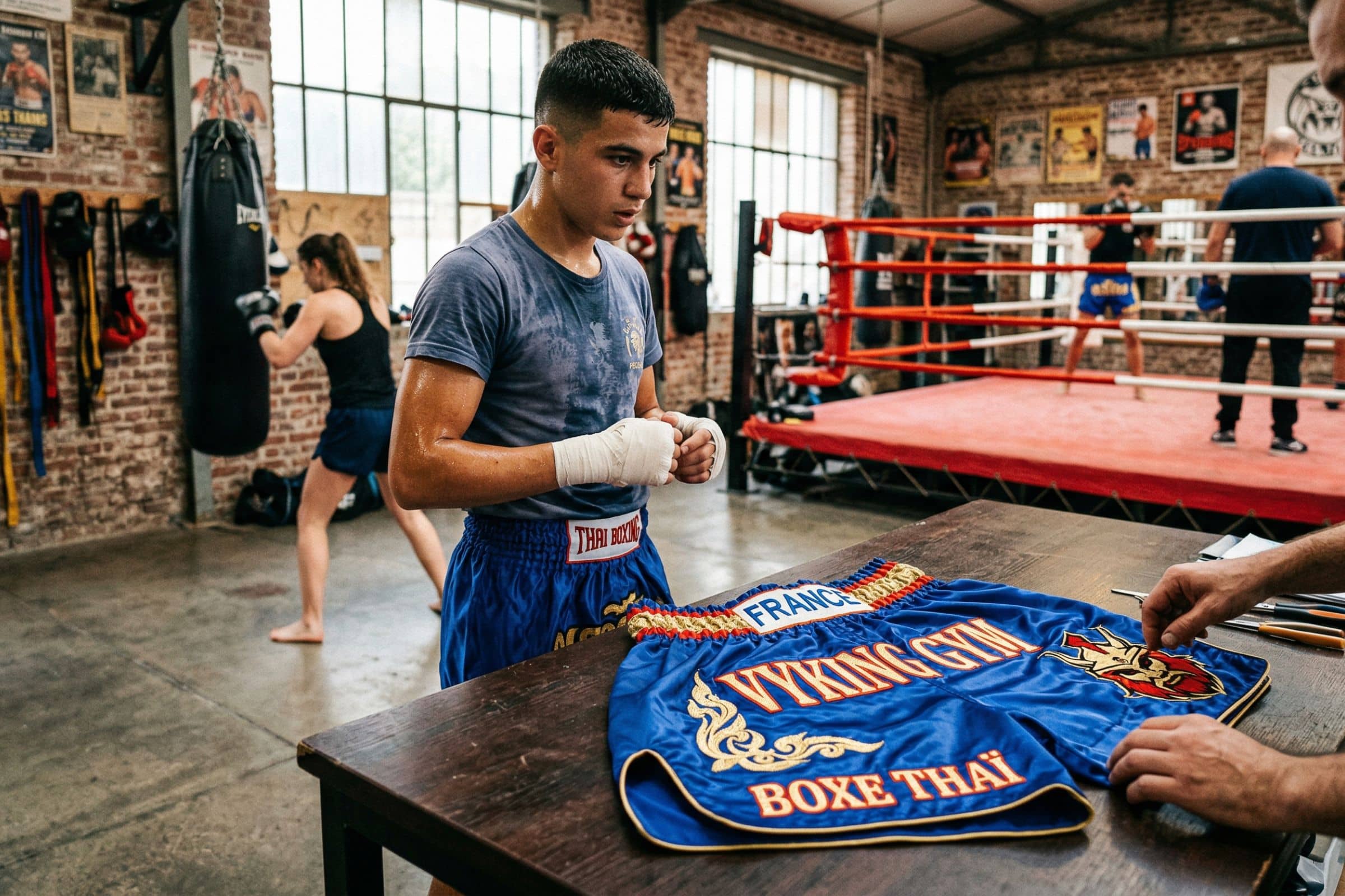 Short de boxe personnalisé